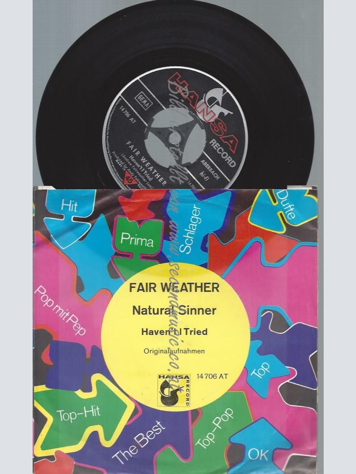 7"   Fair Weather  Natural Sinner