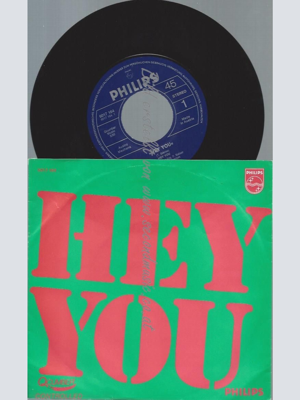 7"   Hey You  Hey You / Black And White In Color  //AT