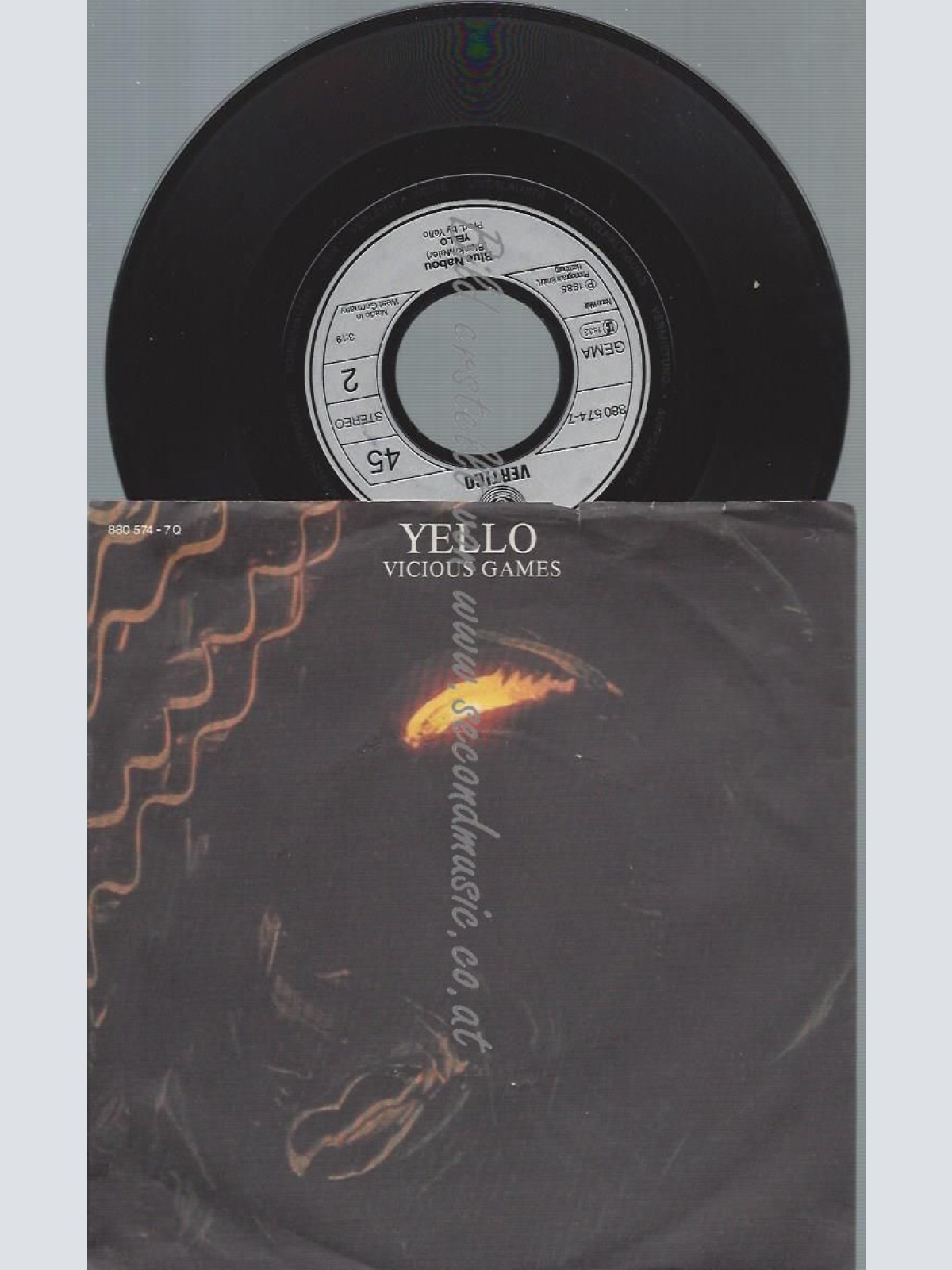 7"   Yello  Vicious Games