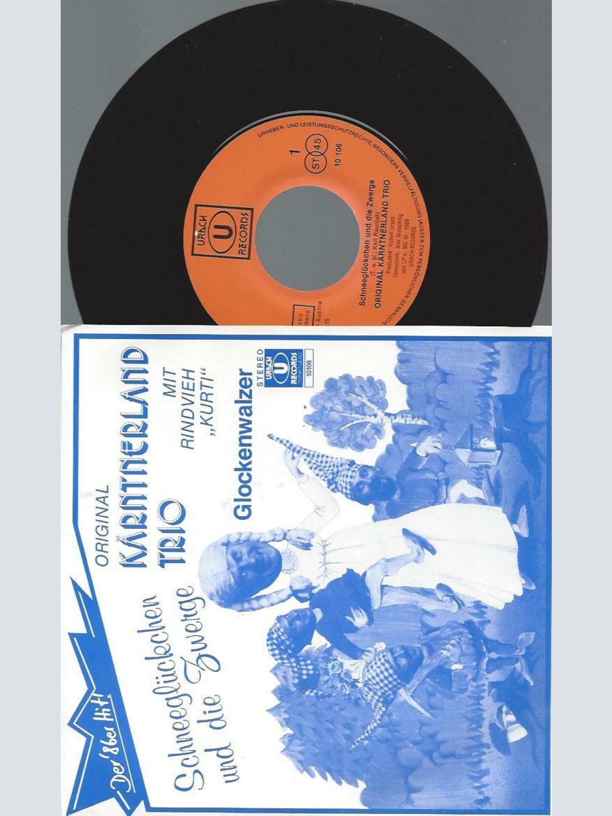 7"  Original Kärntnerland Trio--  Schneeglückchen und die Zwerge //NM