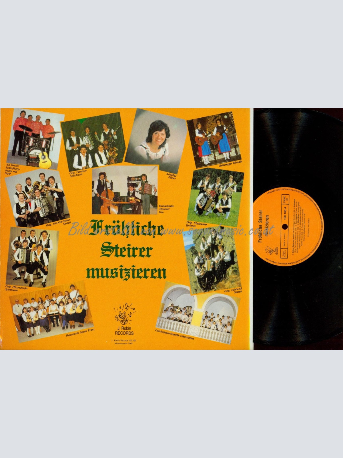 LP-- FRÖHLICHE STEIRER MUSIZIEREN / FERNITZER SPITZBUAM // HITZENDORFER SPITZBUA