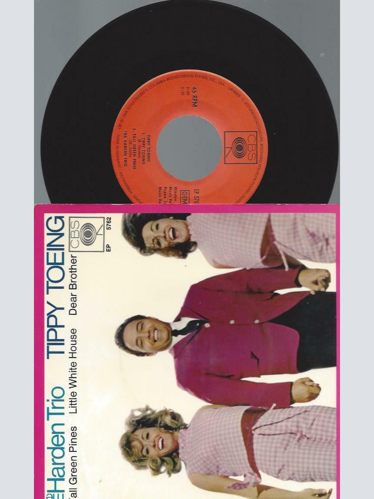 7" The Harden Trio – Tippy Toeing