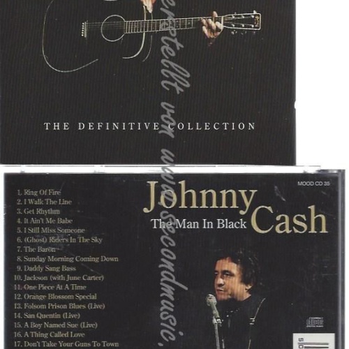 CD--JOHNNY CASH--    THE MAN IN BLACK -THE DEFINITIVE COLLECTION- |