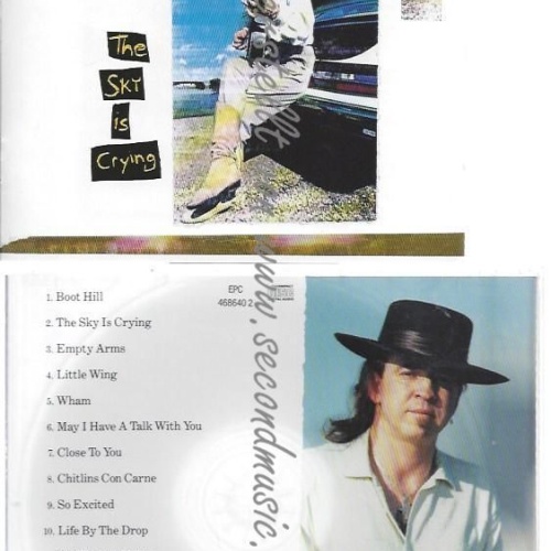 CD--STEVIE RAY VAUGHAN & DOUBLE TROUBLE--    THE SKY IS CRYING
