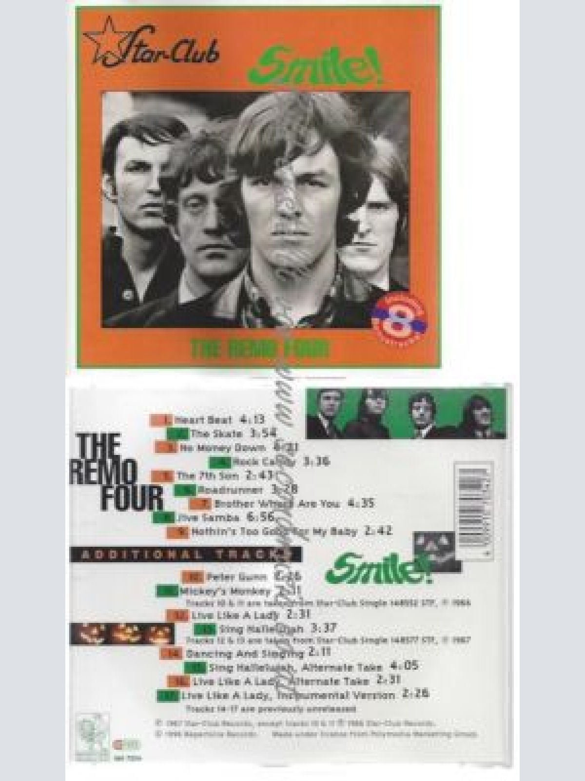 CD--Smile--  Remo Four