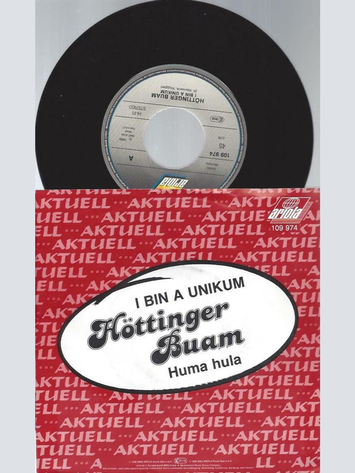 7"  Höttinger Buam – I Bin A Unikum