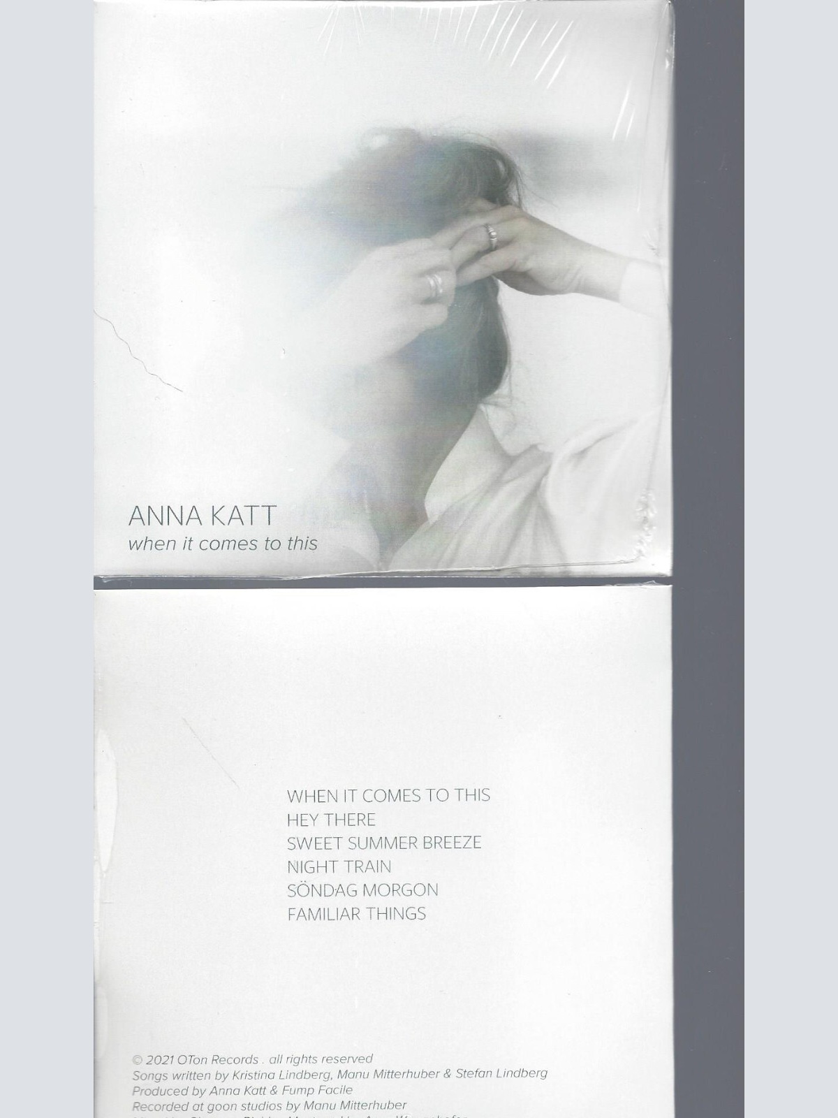 CD-- Anna Katt when it comes to this   Cardsleeve