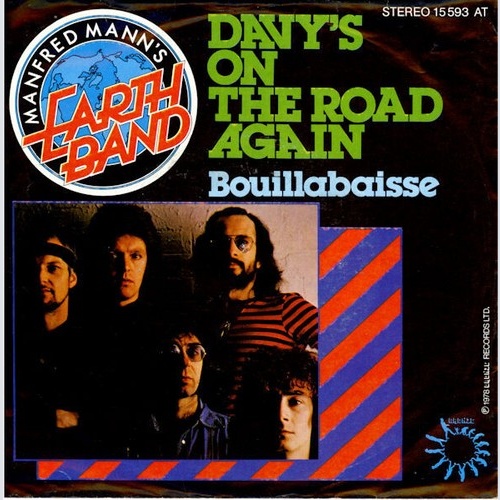 7", Single Manfred Mann's Earth Band - Davy's On The Road Again