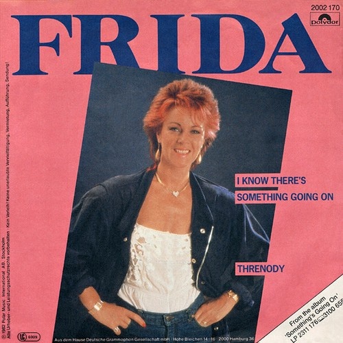 7", Single Frida - I Know There's Something Going On / Threnody