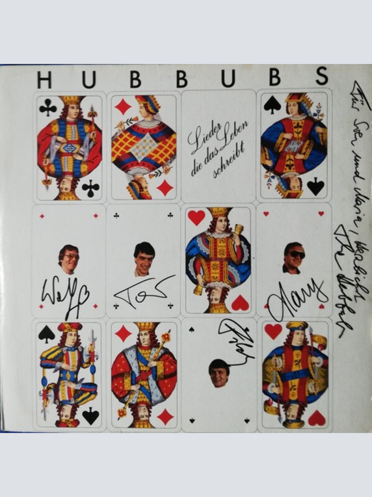 LP, Album The Hubbubs - Lieder Die Das Leben Schreibt