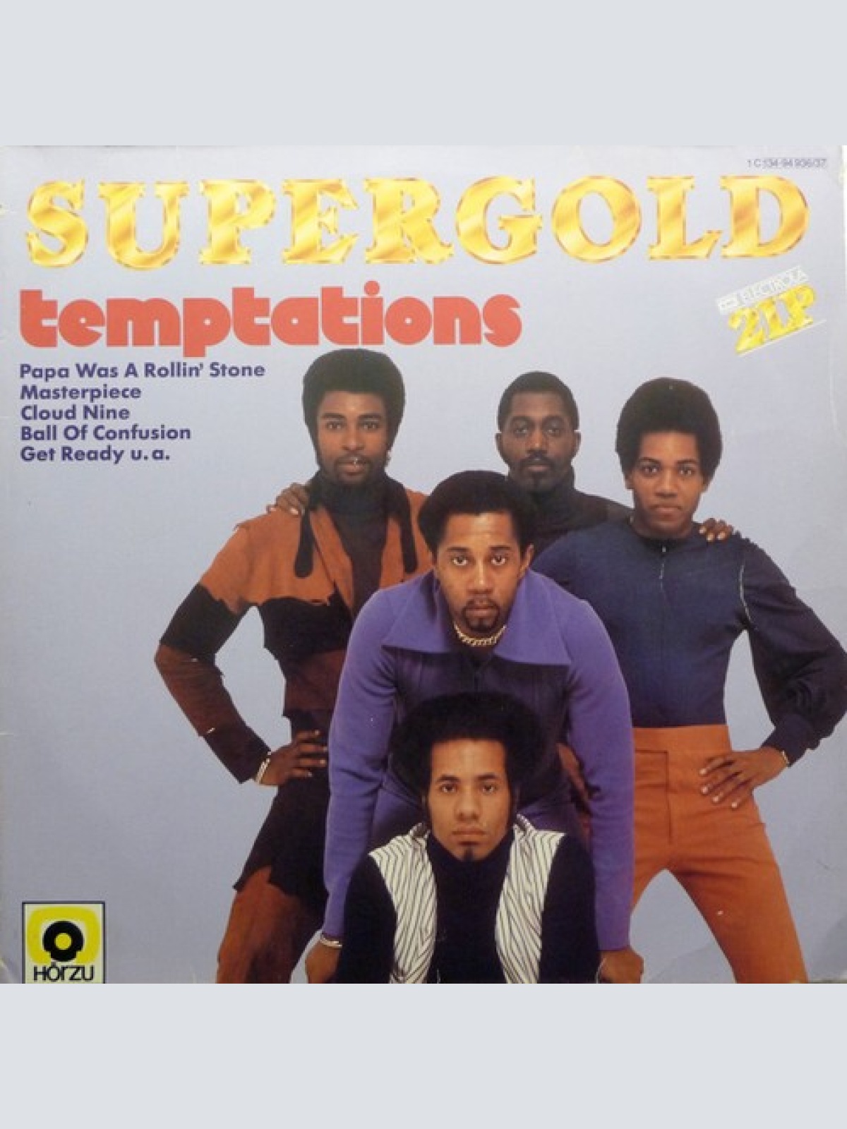 2xLP, Comp, RE Temptations* - Supergold