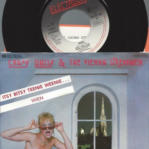 7" Crazy Daisy & The Vienna Stressmen – Itsy Bitsy Teenie Weenie + Beilage