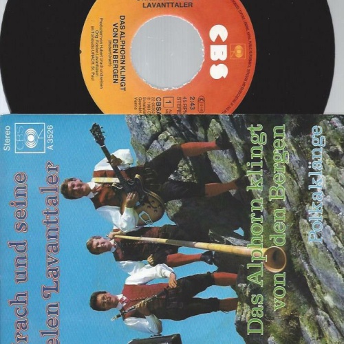 7" Die Fidelen Lavanttaler – Das Alphorn klingt von den Bergen
