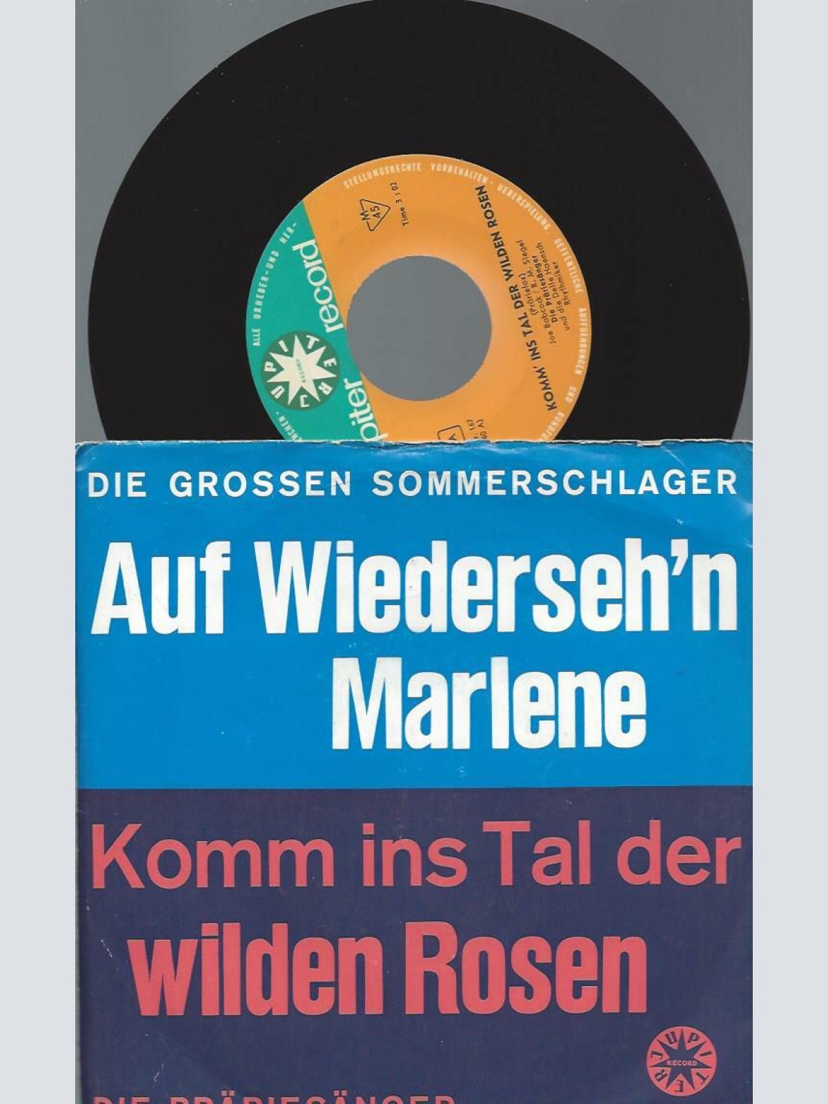 7" Die Präriesänger – Auf Wiederseh'n Marlene