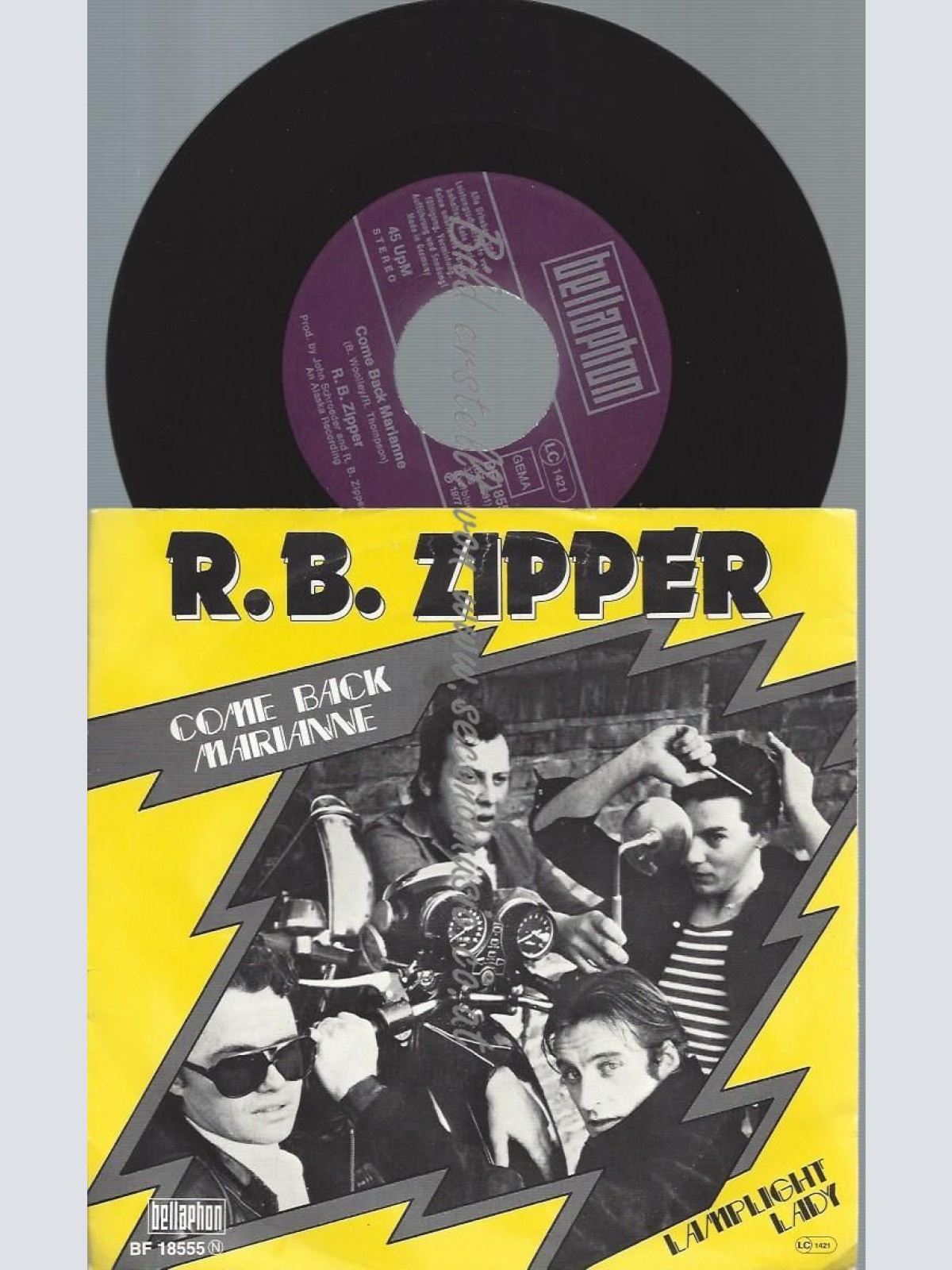 7"  R.B Zipper  Come Back Marianne