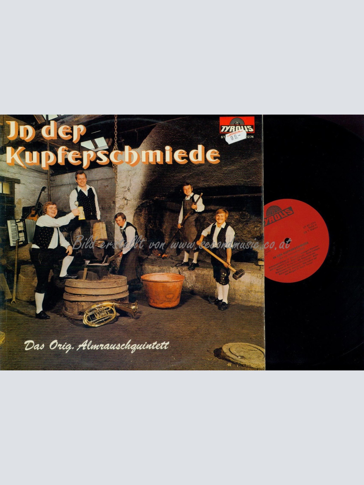 LP-DAS ORIG ALMRAUSCHQUINTETT IN DER KUPFERSCHMIEDE