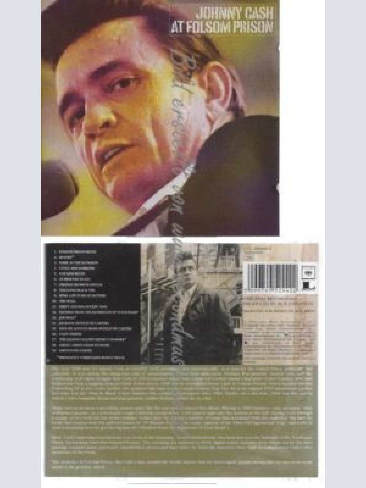 CD--JOHNNY CASH--    AT FOLSOM PRISON