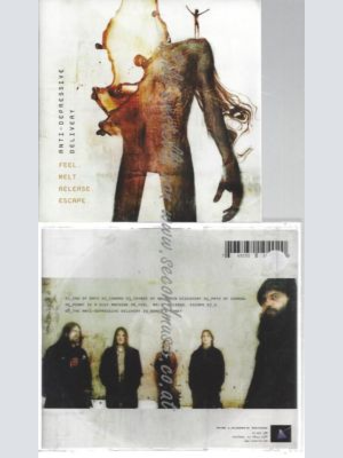 CD--ANTI-DEPRESSIVE DELIVERY--    FEEL MELT RELEASE ESCAPE