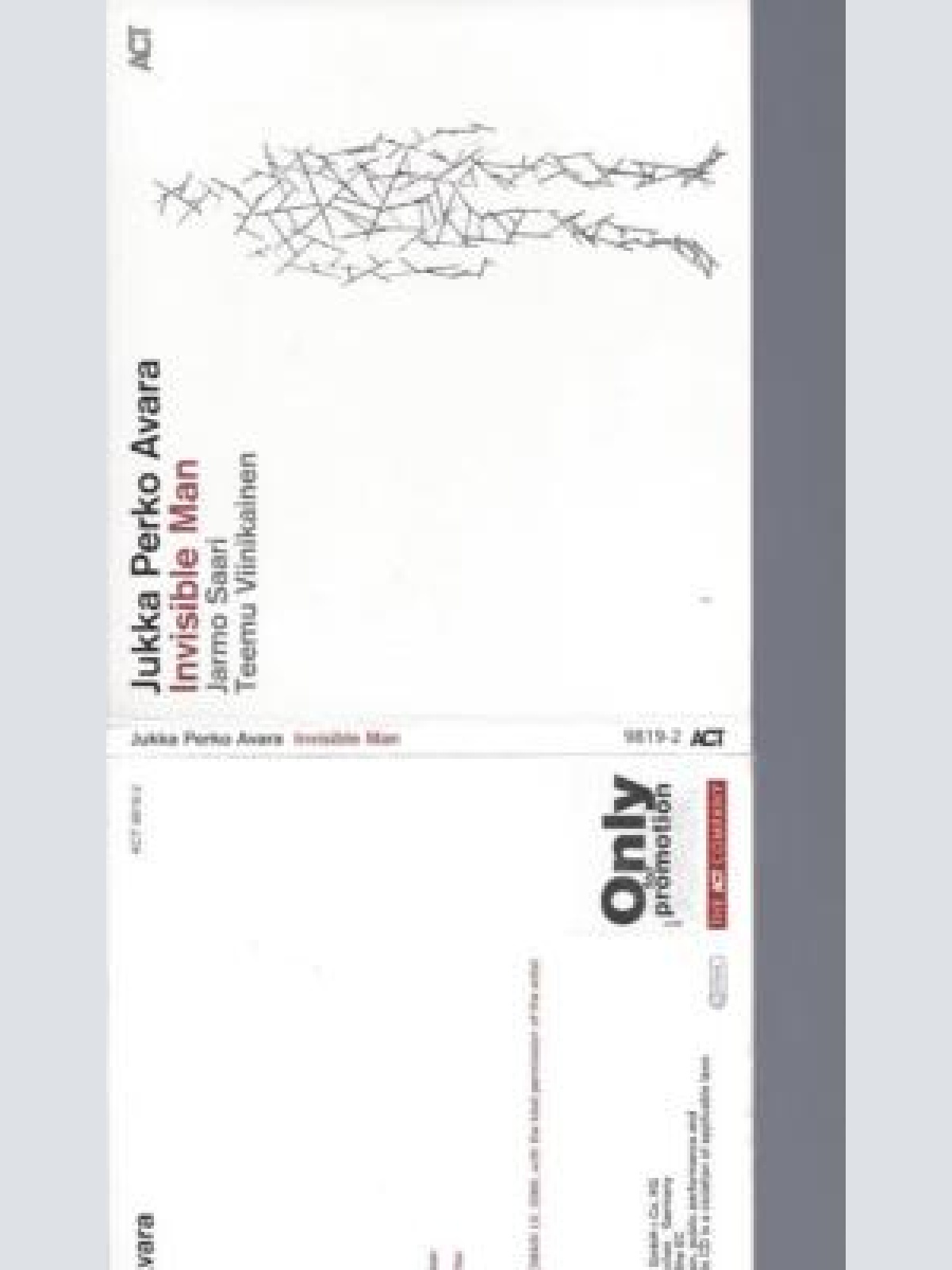 CD-- Jukka Perko Avara  Invisible Man