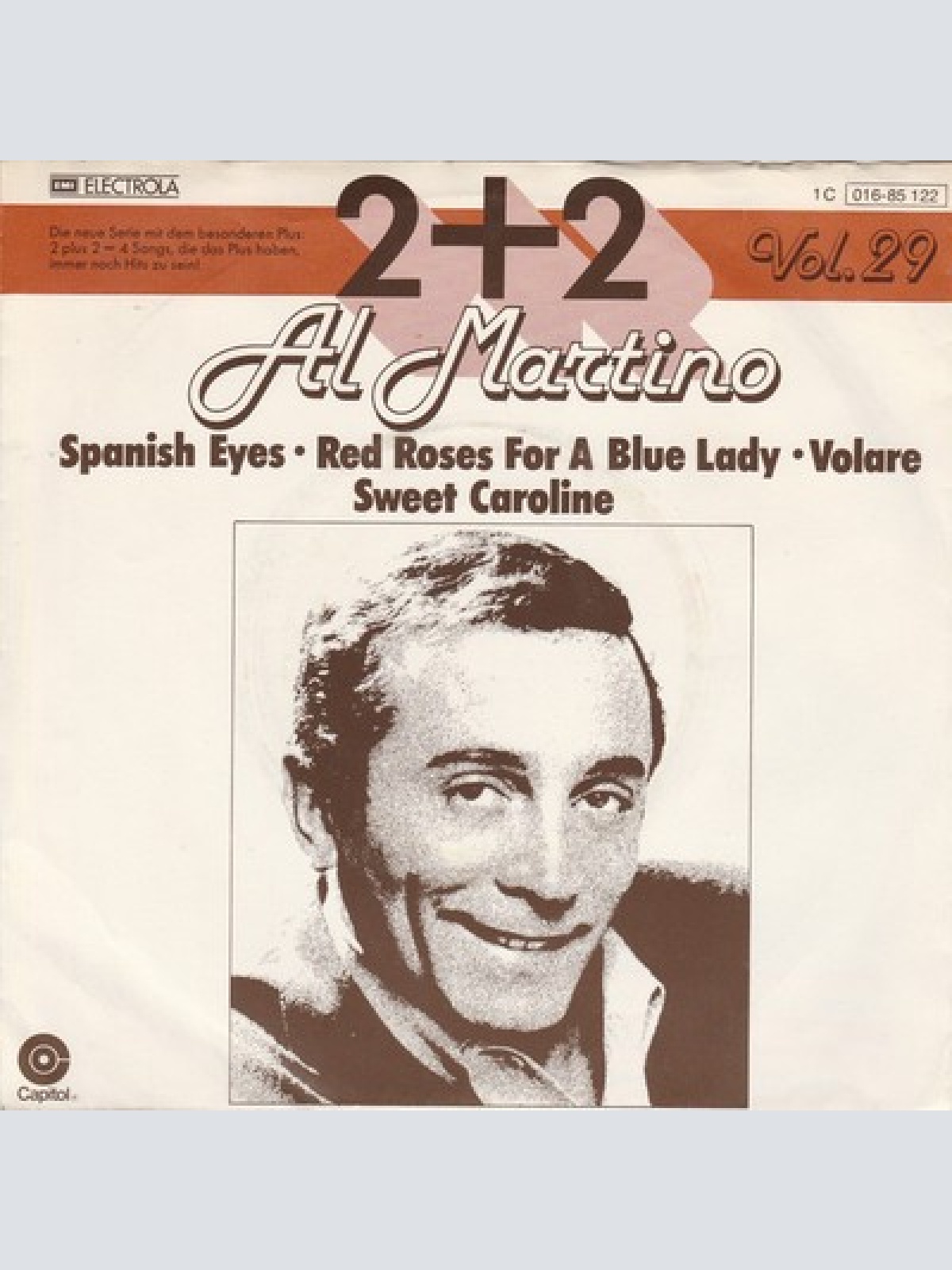 7", EP Al Martino - Spanish Eyes/ Red Roses For A Blue Lady / Volare / Sweet...