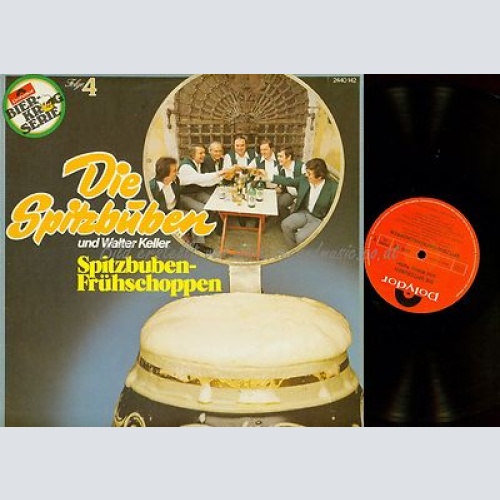 LP--DIE SPITZBUBEN FRÜHSCHOPPEN--BIERKRUG SERIE FOLGE 4