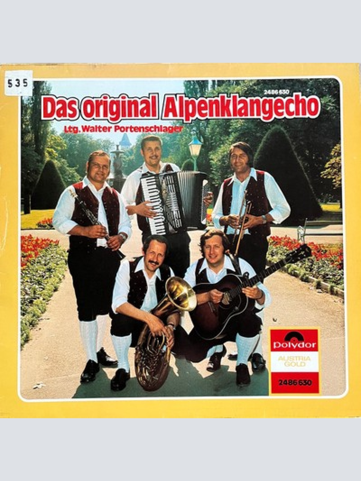 LP, Album Das Original Alpenklangecho* Leitung Walter Portenschlager - Das Or...