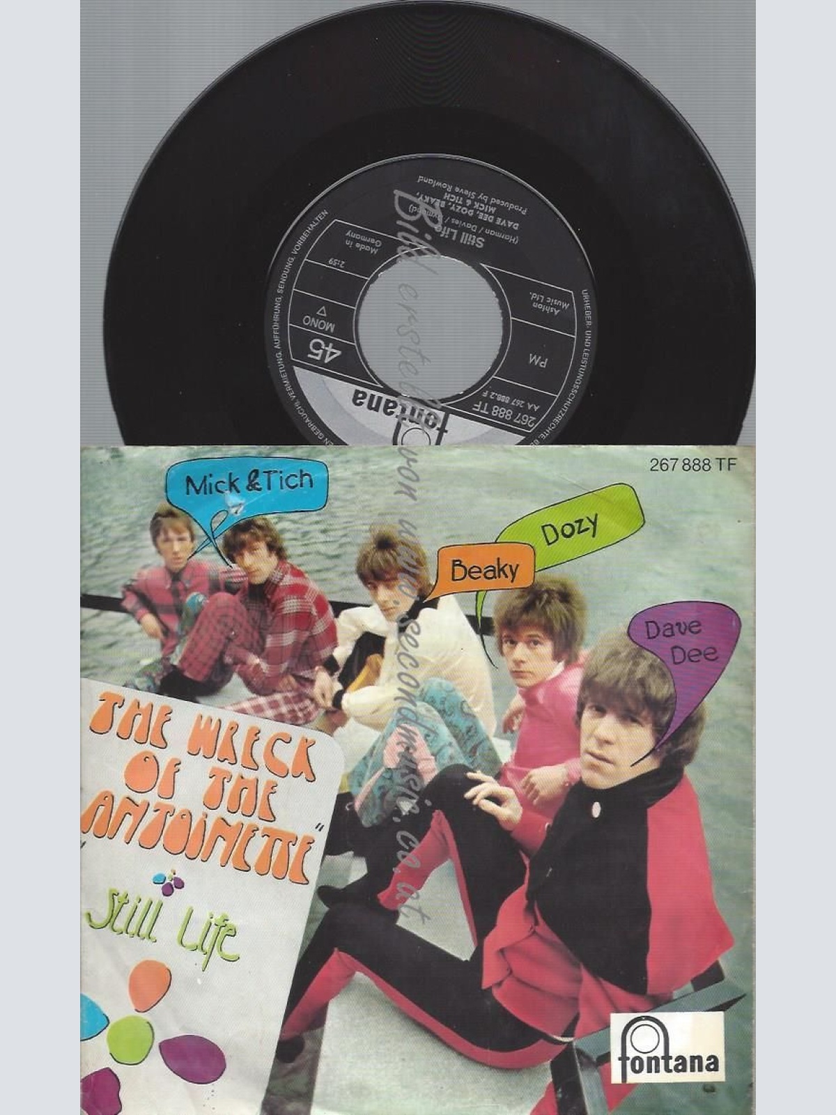 7"  Dave Dee, Dozy, Beaky, Mick & Tich  The Wreck Of The 'Antoinette
