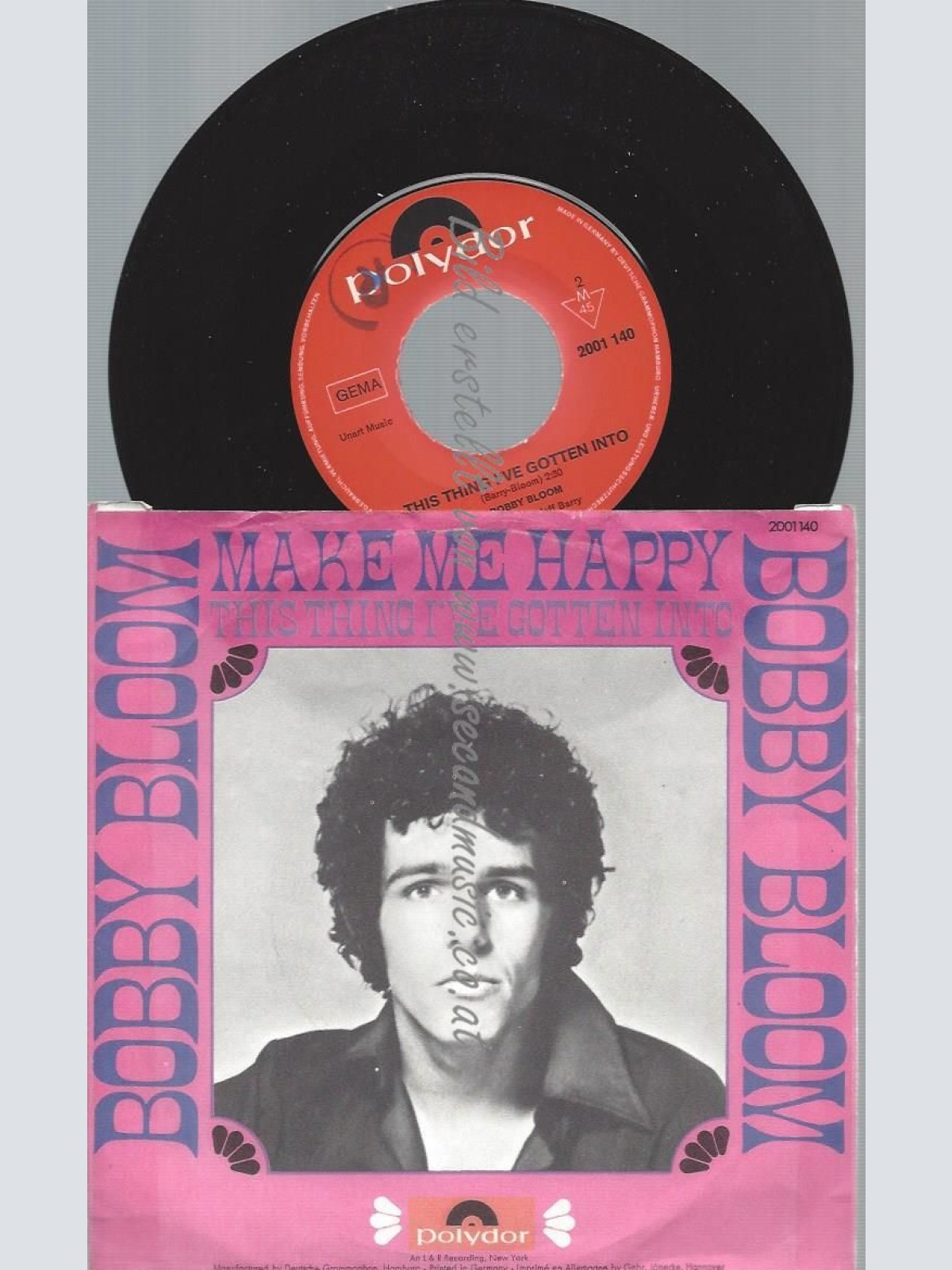 7"  Bobby Bloom  Make Me Happy