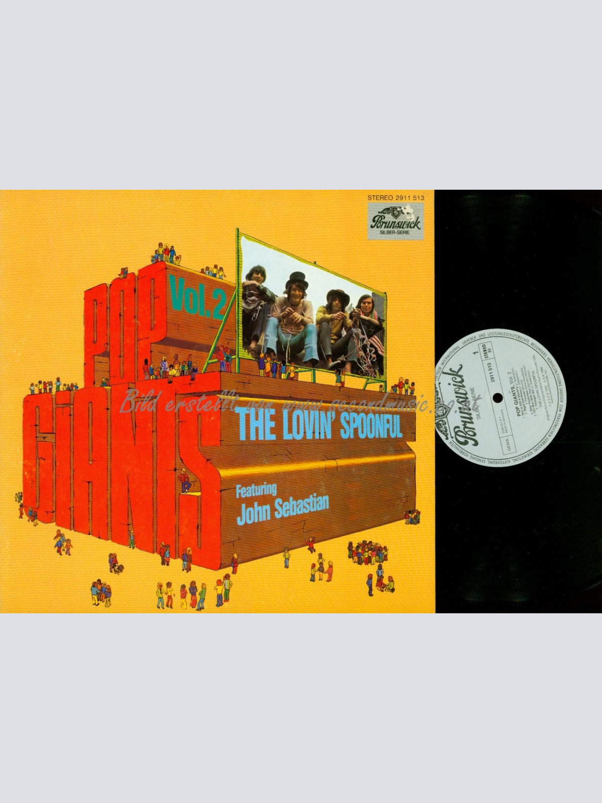 LP--THE LOVIN SPOONFUL  POP GIANTS VOL 2