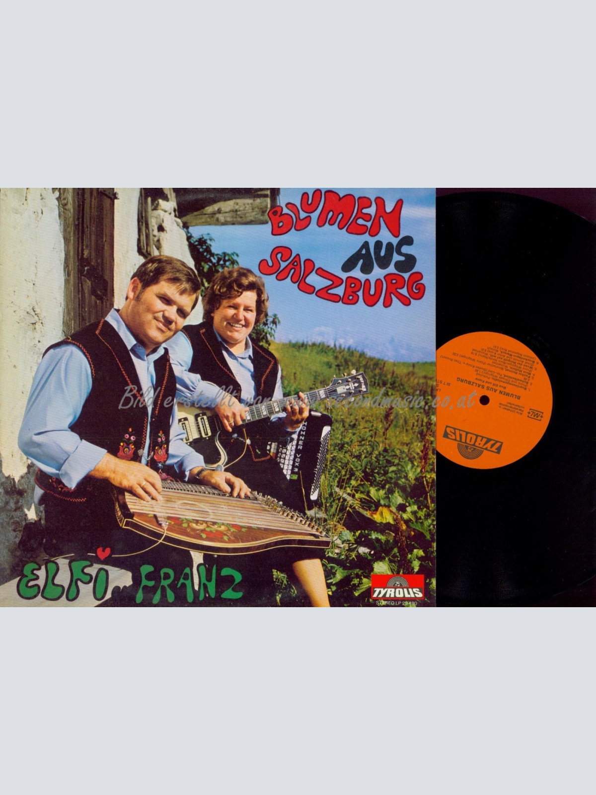 LP--BLUMEN AUS SALZBURG ELFI FRANZ