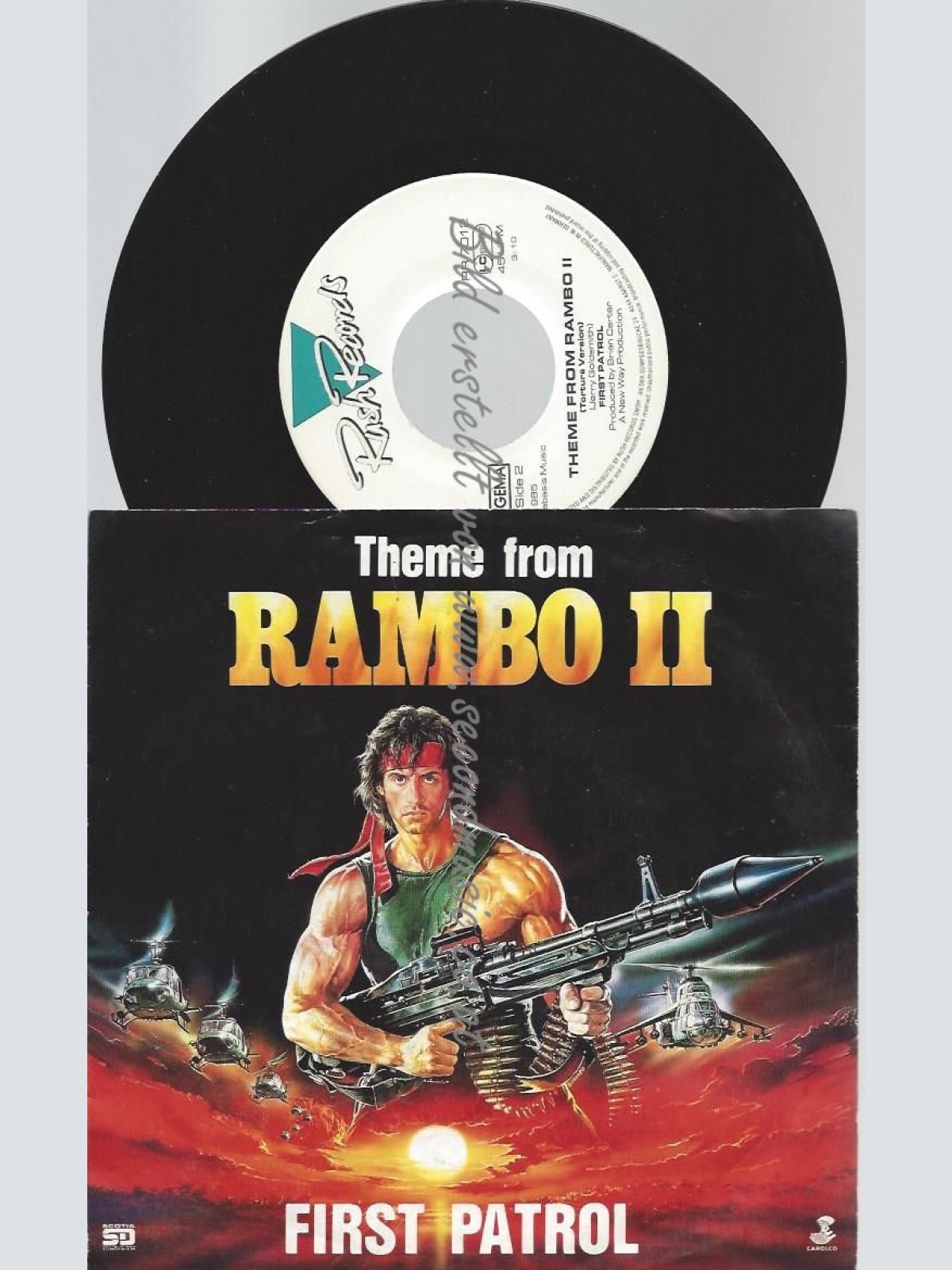 7"   First Patrol – Theme From Rambo II