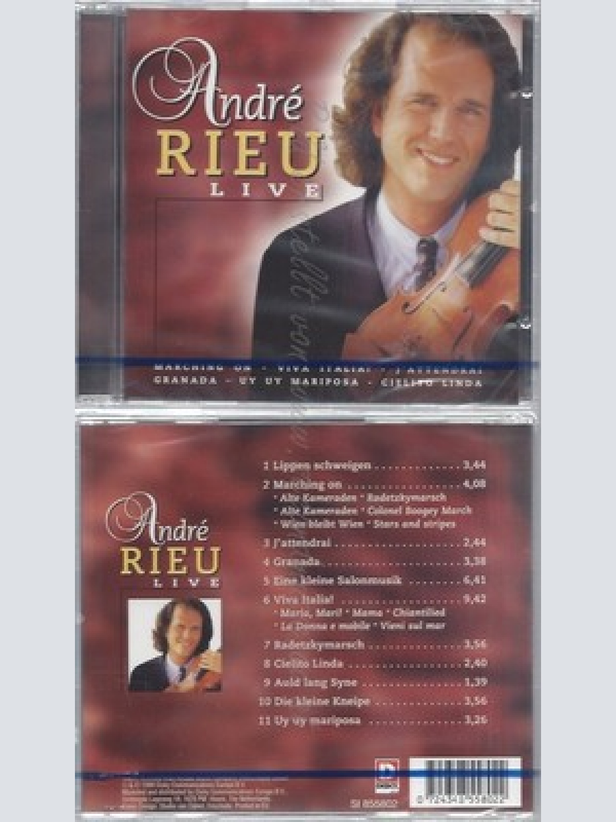 CD--NM-SEALED-ANDRE RIEU -1999- -- LIVE IN CONCERT