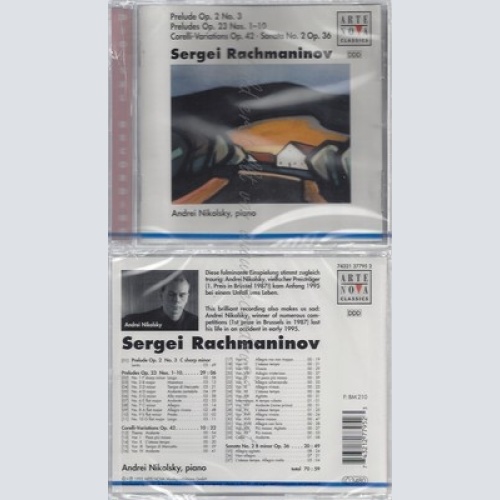 CD--NM-SEALED-ANDREI NIKOLSKY UND SERGEJ RACHMANINOFF -KOMPONIST- -1995- -- KLA