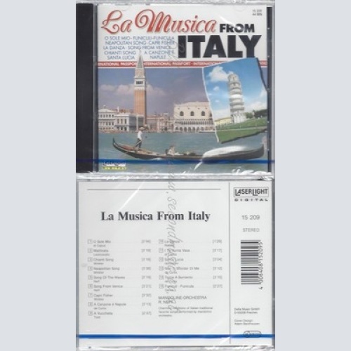 CD--NM-SEALED-BRUNO ORCHESTRA & HIS MANDOLINE ORCHESTRA BERTONE -1985- -- LA MU