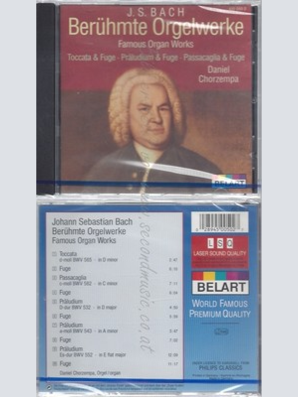 CD--NM-SEALED-DANIEL CHORZEMPA UND JOHANN SEBASTIAN BACH -KOMPONIST- -1993- --
