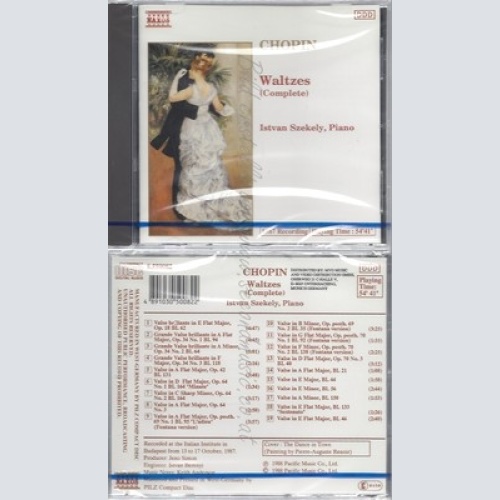 CD--NM-SEALED-CHOPIN:SZEKELY -2008- - - -- WALTZES