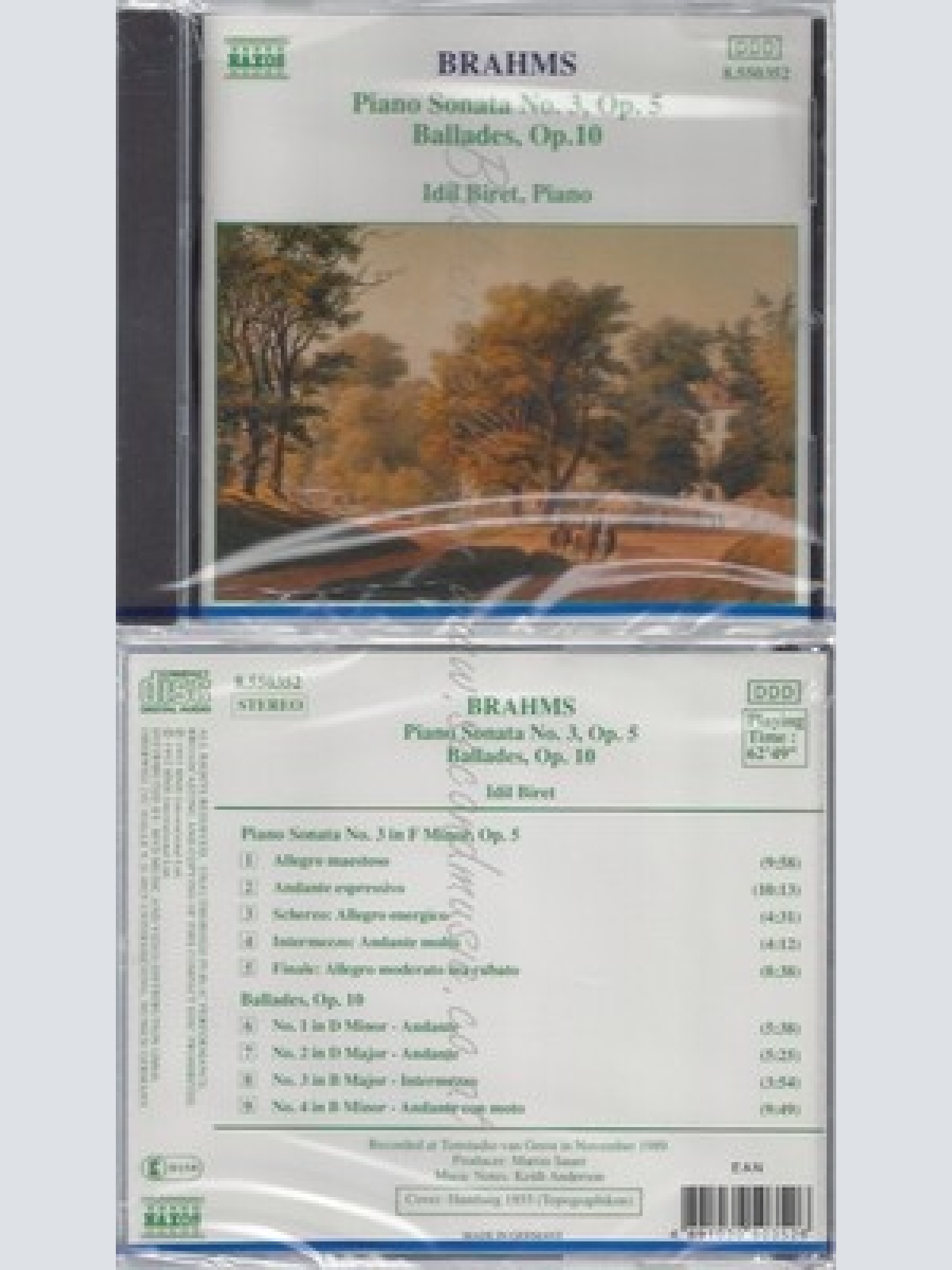 CD--NM-SEALED-BALLADEN OP.10 / IDIL BIRET UND JOHANNES BRAHMS -KOMPONIST- -1992