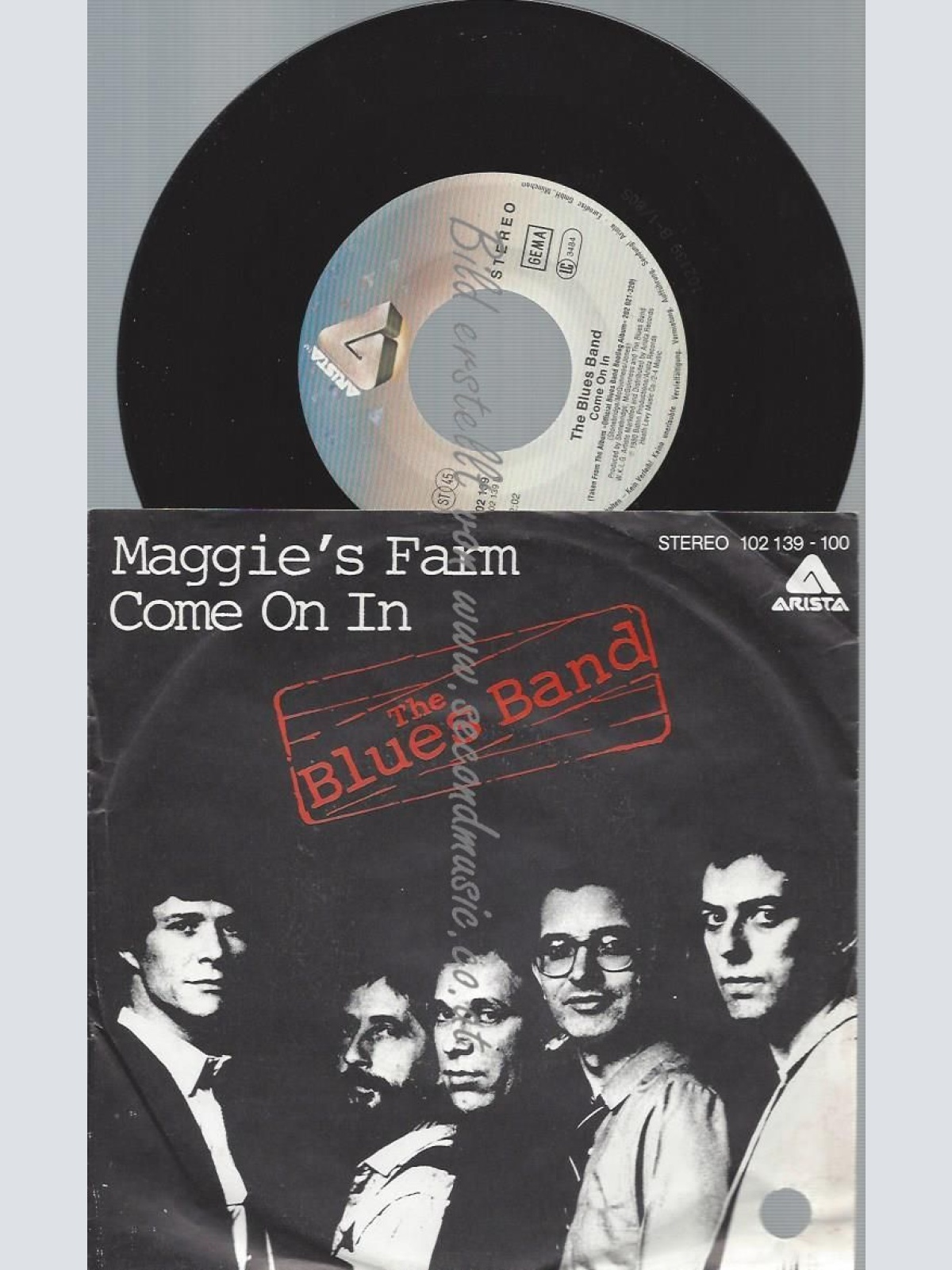 7"   The Blues Band  Maggie's Farm