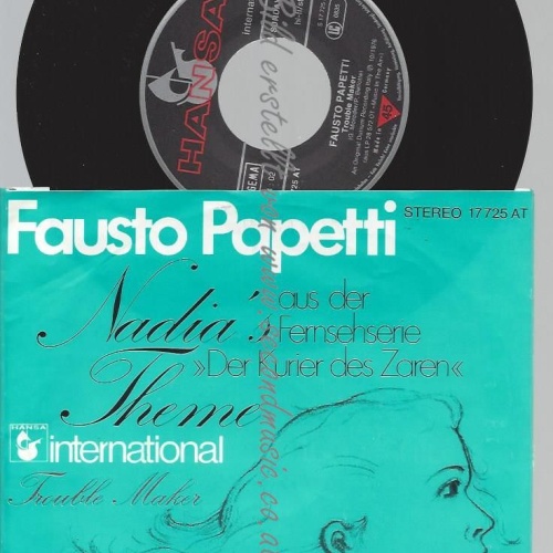 7"   Fausto Papetti – Nadia's Theme
