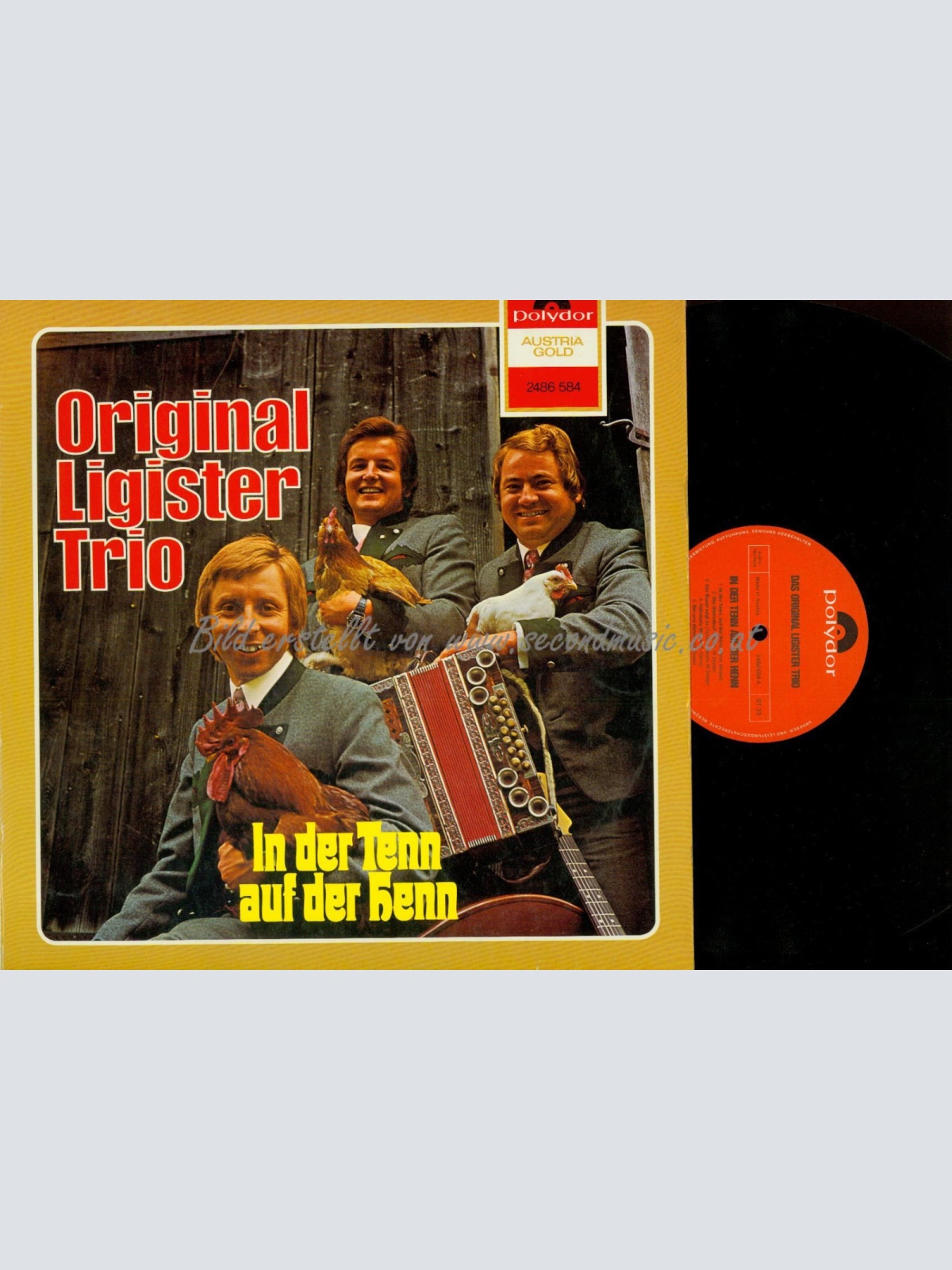 LP--ORIGINAL LIGISTER TRIO IN DER TENN AUF DER HENN