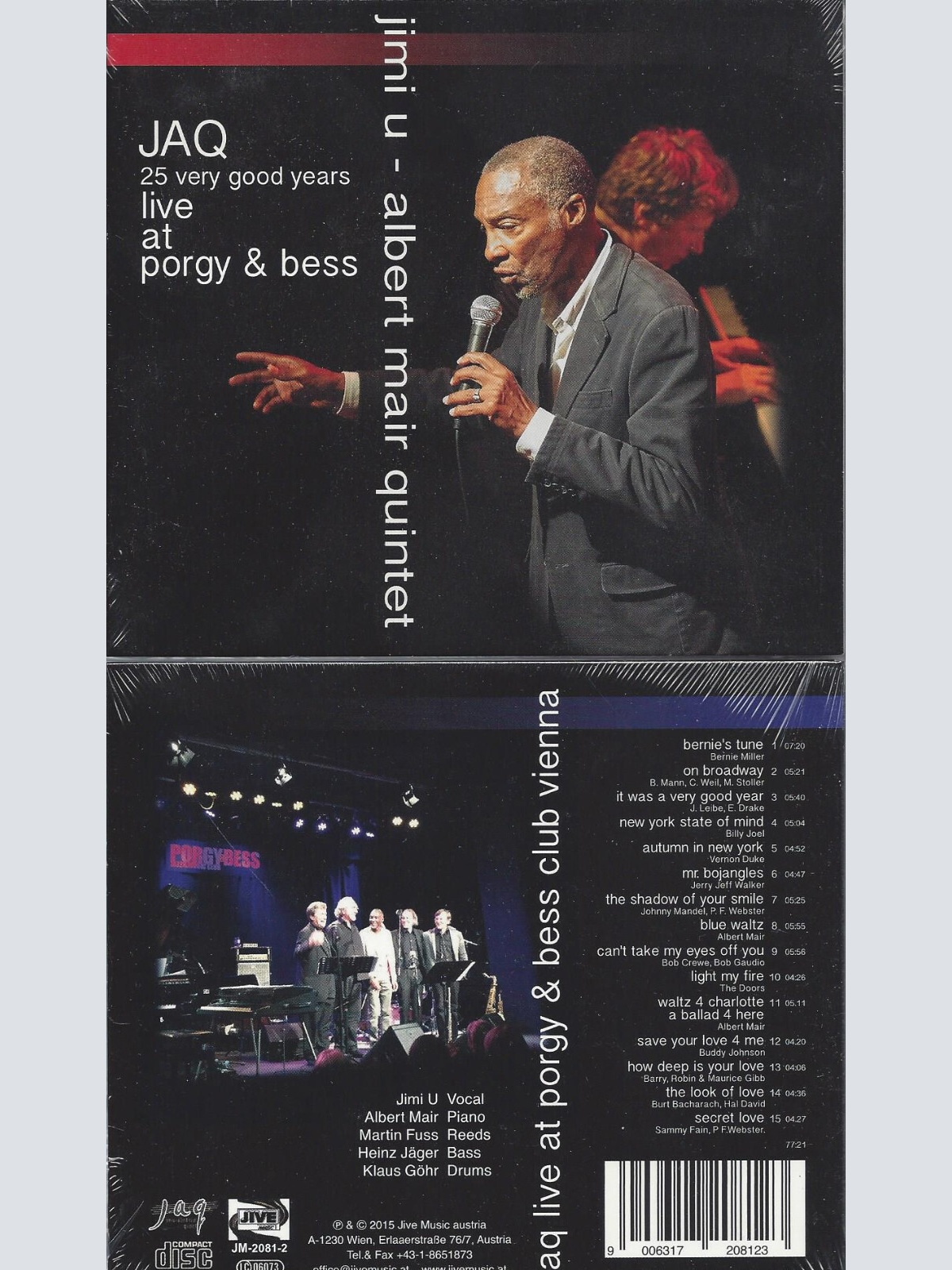 CD--  25 Very Good Years     Jaq   Jimmy U Albert Mair Quintett