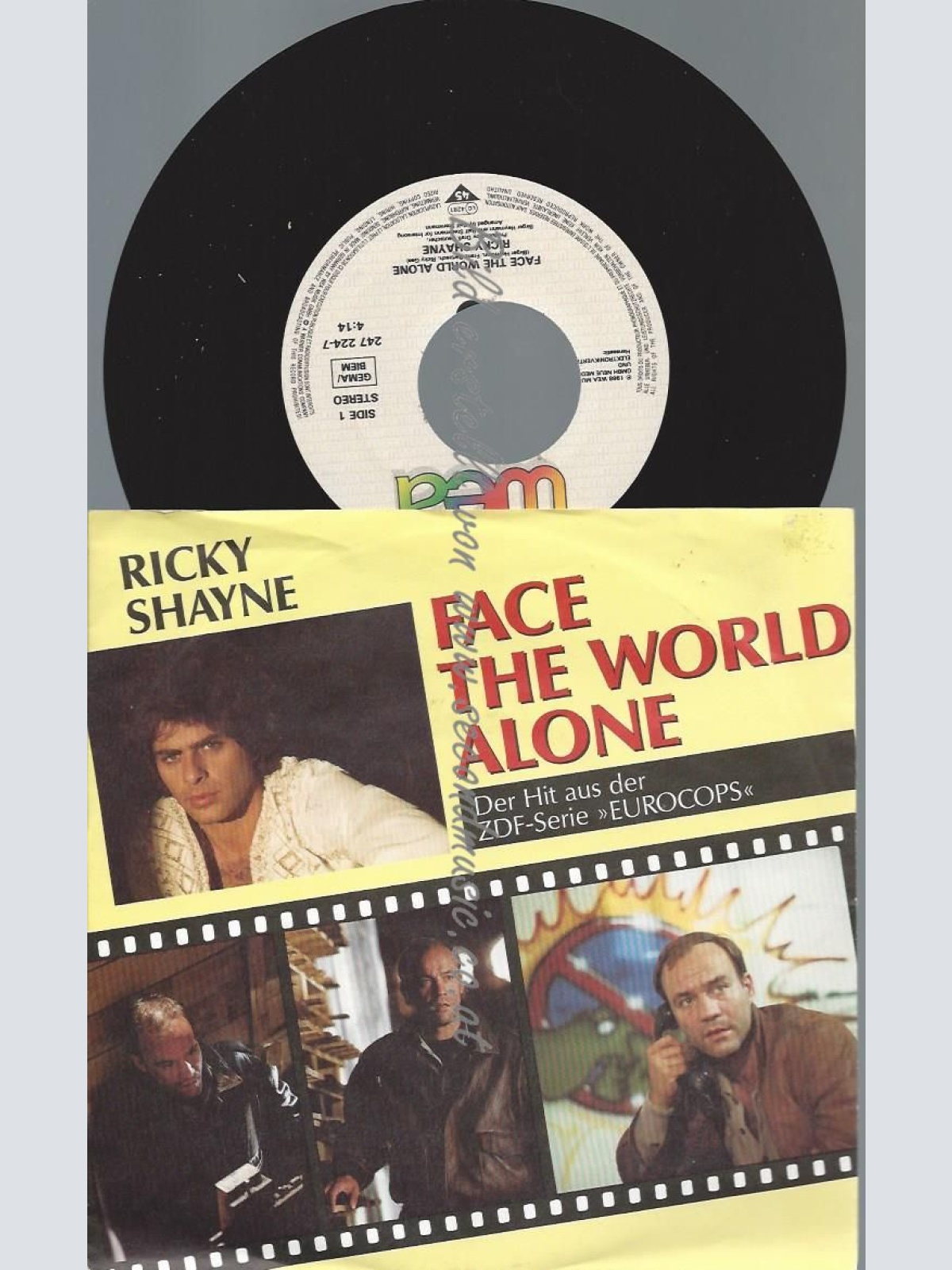 7"   Ricky Shayne  Face The World