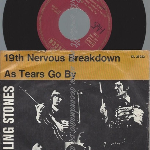 7"   The Rolling Stones  19th Nervous Breakdown