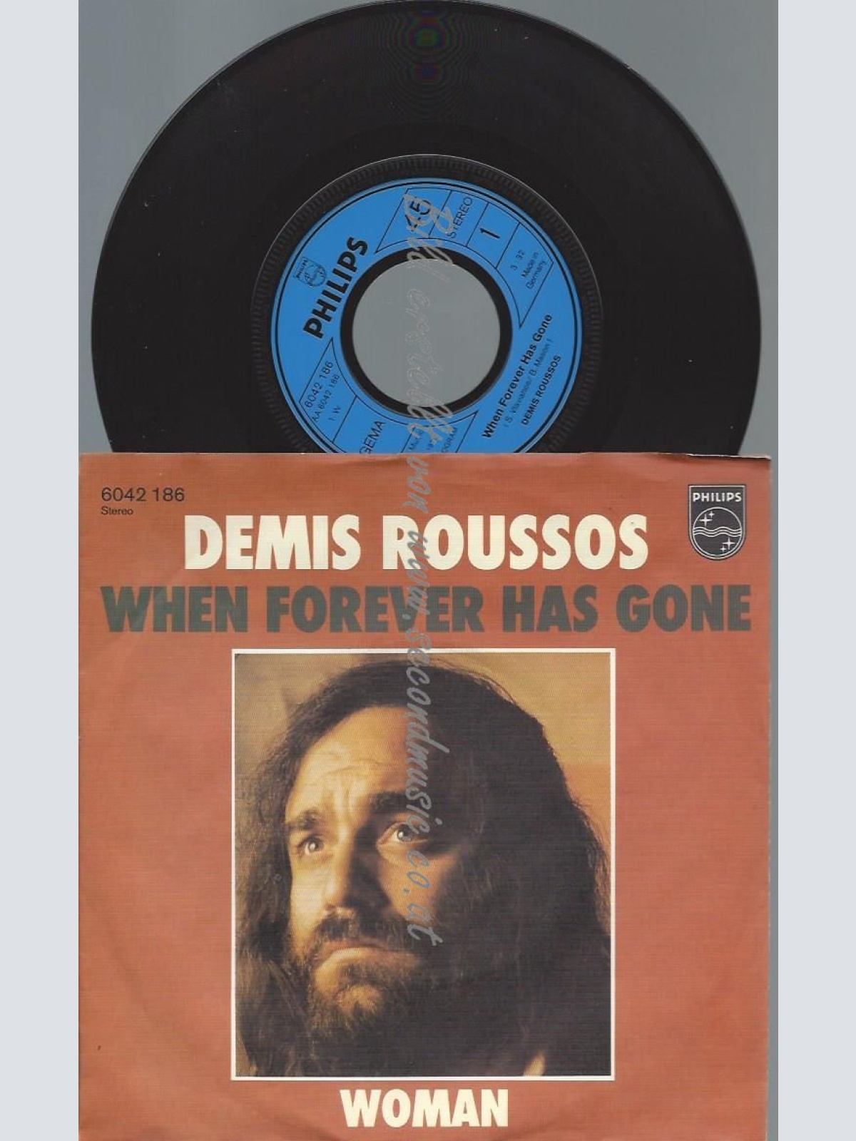 7"   Demis Roussos  When Forever Has Gone