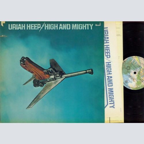LP--Uriah Heep – High And Mighty // US LP //BS2949 -Cutout