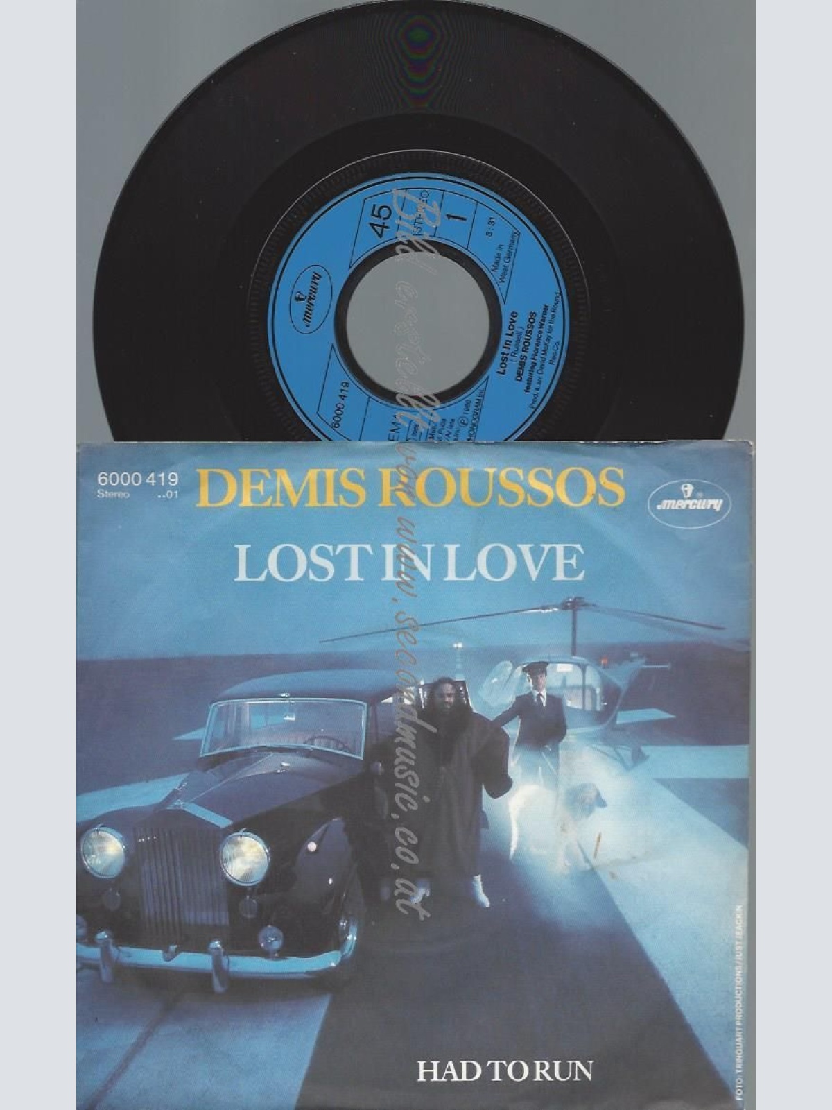 7"   Demis Roussos – Lost In Love
