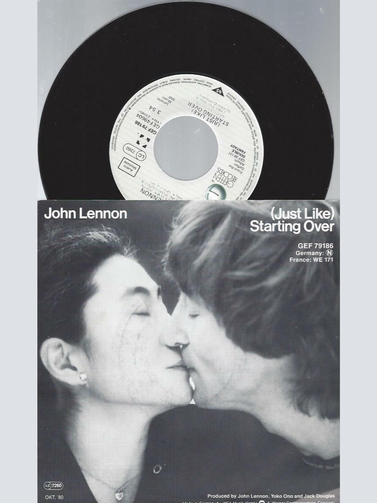 7"  John Lennon – (Just Like) Starting Over