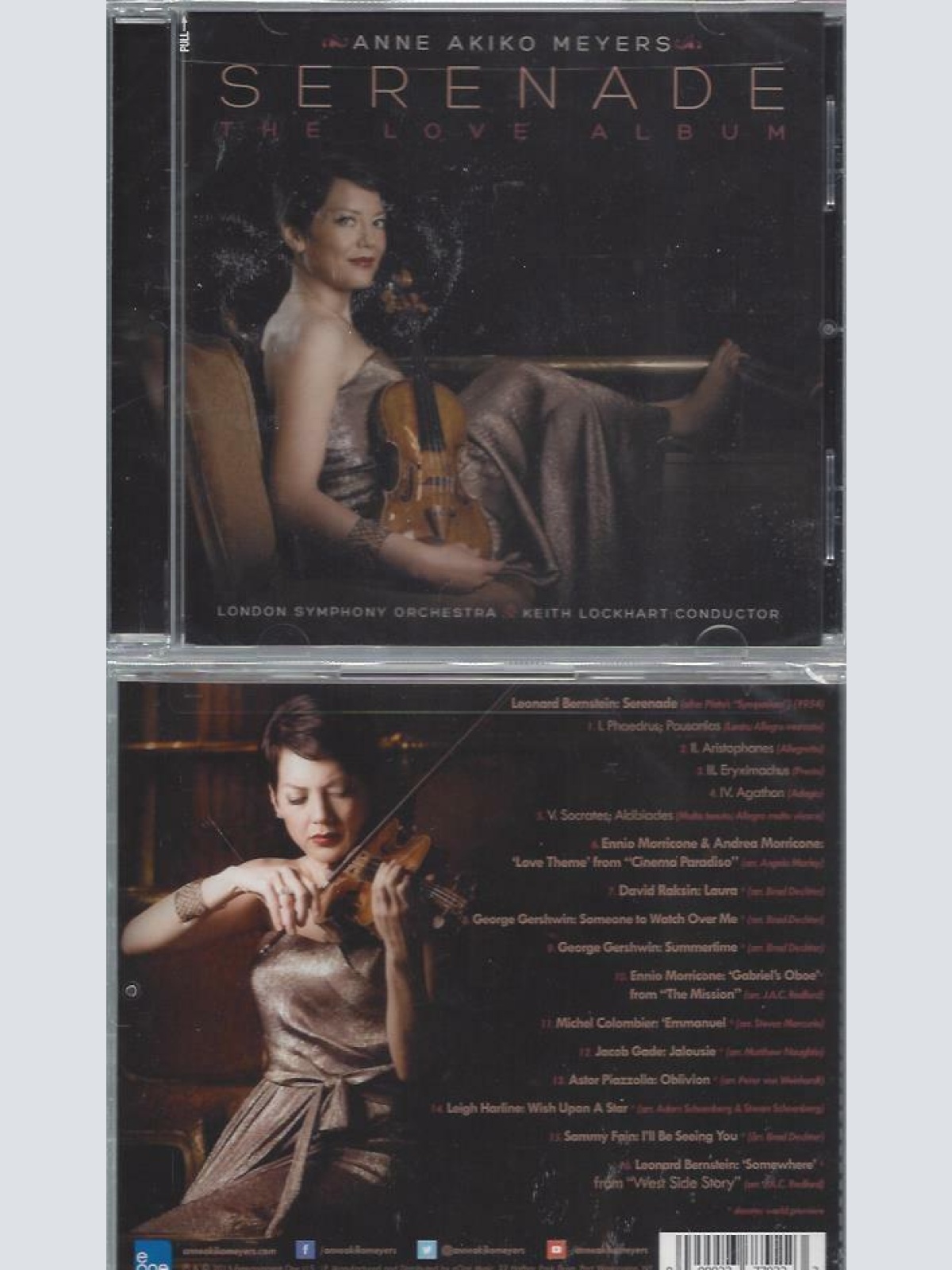 CD-- Anne Akiko Meyers, The London Symphony Orchestra  Serenade: The Love Albu
