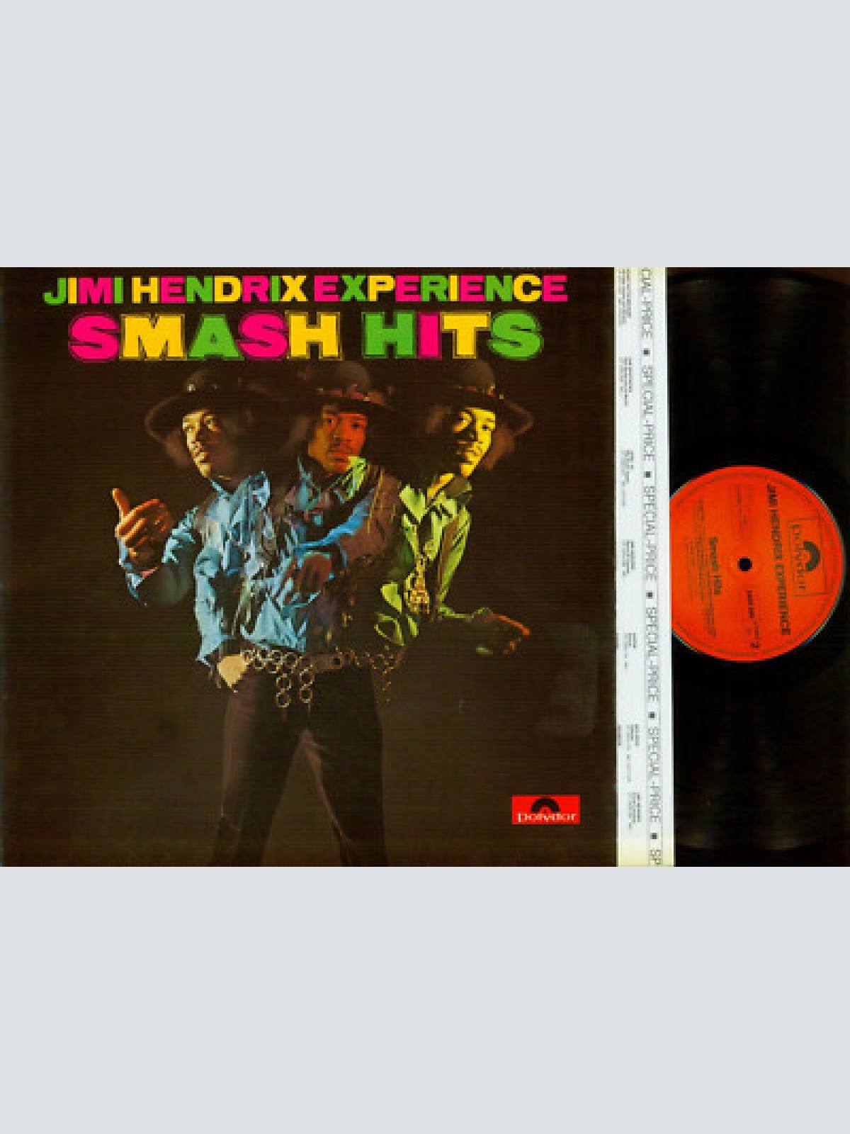 LP--Jimi Hendrix Experience – Smash Hits