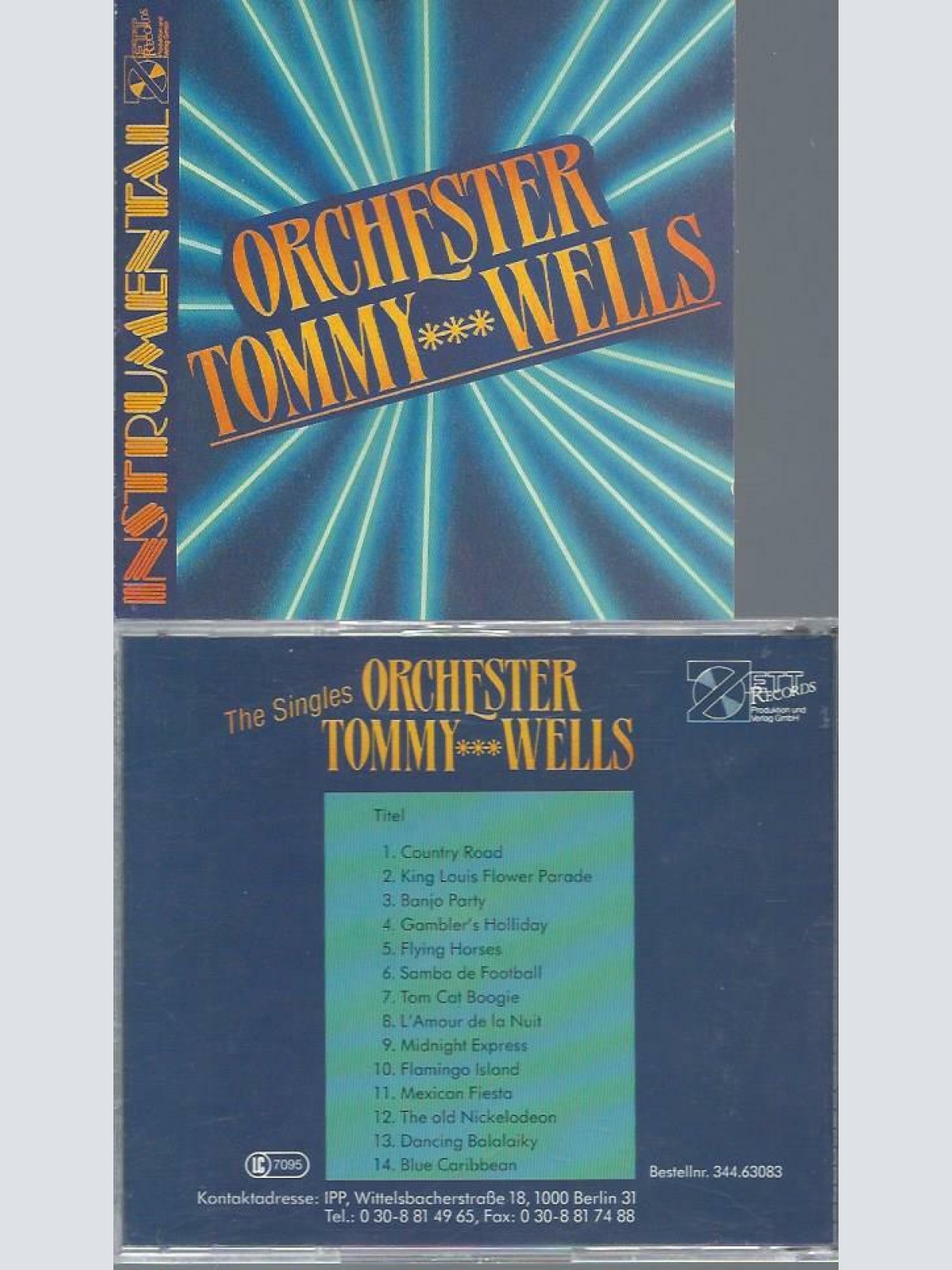 CD--  The Sinales Orchester Tommy Wells